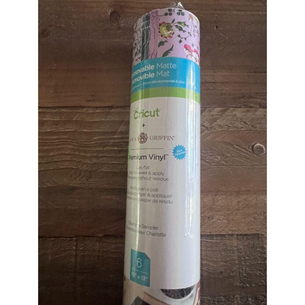 Cricut Removable Vinyl Anna Griffin Floral Prints Brand New